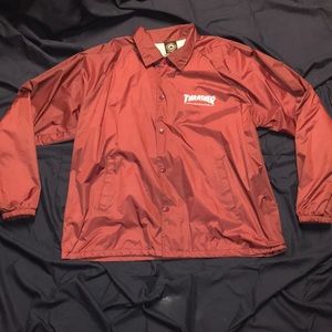 Thrasher “Skate and Destroy” Windbreaker Burgundy